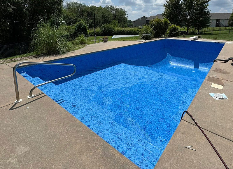 New Pool Before Filling